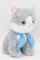 Мягкая игрушка Кошечка Амина, 20 см, в малом голубом шарфе, 01046920-85
