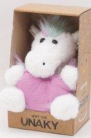 Мягкая игрушка в маленькой подарочной коробке Единорог Освальд, 18/27 см, с розовым сердцем, 01047318-33K