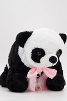 Ненабит. мягкая игрушка Панда Краш, 40 см с розовым бантом, 041840-14