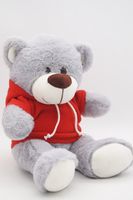 Мягкая игрушка Медведь Дюкан в красной толстовке,  26/36 см, 0640928S-16
