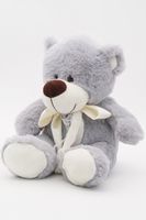 Мягкая игрушка Медведь Дюкан с атласным молочным бантом,  26/36 см, 0640928S-71