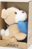Мягкая игрушка в средней подарочной коробке Щенок Оскар 20/25 см с голубым сердцем, 0709020-60M