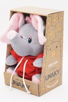 Мягкая игрушка в маленькой подарочной коробке Слониха Крошка в красной толстовке,  17/21 см, 0754917-16K