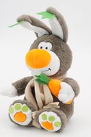 Мягкая игрушка Кролик Топ в бежевом шарфе,  18/30 см, 0795018-53