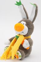 Мягкая игрушка Кролик Топ в жёлтом шарфе,  18/30 см, 0795018-67