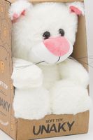 Мягкая игрушка в маленькой подарочной коробке Кошка Глория, 24/35 см, с шариками для мелкой моторики, 0800823K