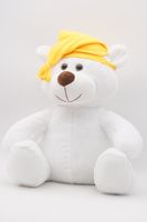 Ненабит. мягкая игрушка Медвежонок Ромул, старший, 37/43 см, в желтом колпаке с кисточкой, 0811137-29