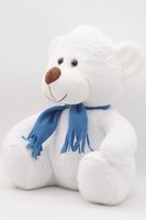 Ненабит. мягкая игрушка Медвежонок Ромул, старший, 37/43 см, в голубом шарфе, 0811137-54