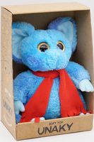 Мягкая игрушка в средней подарочной коробке Коала Купер в красном флисовом шарфе, 21/26см, с шариками для мелкой моторики, 0819220-50M