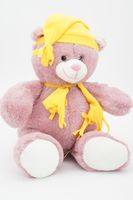 Ненабит. мягкая игрушка Медведица Тью в жёлтых колпаке с кисточкой и шарфе, 30 см, 0824030A-29-67