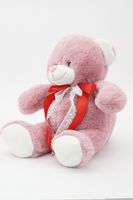 Мягкая игрушка Медведица Тью с красным узким бантом, 30 см, 0824030AS-70