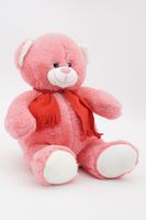 Ненабит. мягкая игрушка Медведица Фью в красном шарфе, 30 см, 0824030C-50