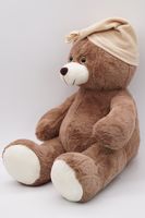 Мягкая игрушка Медведь Виктор в бежевом колпаке с кисточкой, 35 см, 0878535S-57