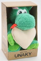 Мягкая игрушка в маленькой подарочной коробке Дракошечка Зина, 20 см, с бежевым флисовым сердцем, 0881020-61K