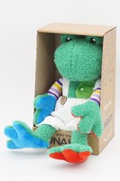 Мягкая игрушка в маленькой подарочной коробке Лягушка Герда, 20 см, в белом флисовом комбинезоне, 0888020-20K