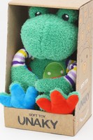 Мягкая игрушка в маленькой подарочной коробке Лягушка Герда, 20 см, с шариками для мелкой моторики0888020K