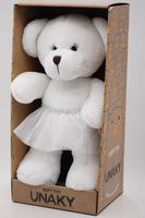 Мягкая игрушка в большой подарочной коробке Мишка Аха белоснежный в пачке, 33 см, 0913333S-13L