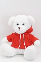 Мягкая игрушка Медвежонок Кавьяр в красной толстовке, 24/32 см, 0913424S-16