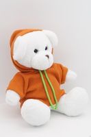 Мягкая игрушка Медвежонок Кавьяр в кирпичной толстовке, 24/32 см, 0913424S-17