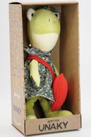 Мягкая игрушка в большой подарочной коробке Лягушка Тося с красным флисовым сердцем, 28/47 см, 0941450-44L
