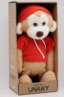Мягкая игрушка в большой подарочной коробке Мартышка Лорейн в красной толстовке, 26/38 см, 0969326-16L