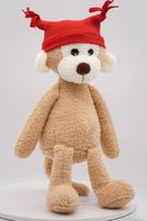 Мягкая игрушка Мартышка Лорейн в красной шапке двууголке, 26/38 см, 0969326-42