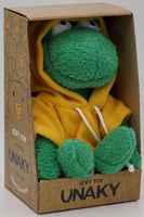 Мягкая игрушка в маленькой подарочной коробке Лягушка Синдерелла, 20/24 см, в жёлтой флисовой толстовке, 0973520-18K