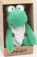 Мягкая игрушка в маленькой подарочной коробке Лягушка Синдерелла, 20/24 см, в белом флисовом комбинезоне, 0973520-20K