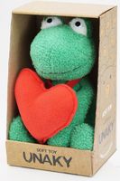 Мягкая игрушка в маленькой подарочной коробке Лягушка Синдерелла с красным сердцем, 20/24 см, 973520-44K