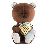 Мягкая игрушка  Медведь Федот с пчёлкой (В1) , 15 см, LE15-073