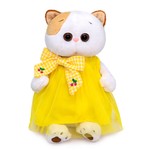 Мягкая игрушка Ли-Ли в желтом платье с бантом, 27 см, LK27-099