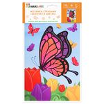 Мозаика Крупными Стразами Maxi Art, Бабочка в Цветах, MA-KN0255-4