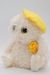 Мягкая игрушка Сова Лия, светлая, 24 см с жёлтой розой и в жёлтом берете, 08184A24-211-512