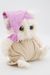 Мягкая игрушка Сова Лия, светлая в розовом колпаке и бежевом комбинезоне, 08184A24-40-64