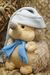 Мягкая игрушка Ежик Златон, маленький 17 см в сером колпаке и голубом шарфе, 0913217-41-54