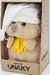 Мягкая игрушка в малой подарочной коробке Ежик Златон, 22 см, в белом колпаке и малом жёлтом шарфе, 0913222-27-81K