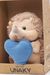Мягкая игрушка в средней подарочной коробке Ежик Златон, 22 см, с голубым сердцем, 0913222M-60