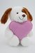 Мягкая игрушка Щенок Лапушка 20/26 см, с розовым сердцем, 0968320-33