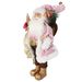 Дед Мороз в Розовой Шубке с Подарками и Посохом, 60 см, MT-21850-60